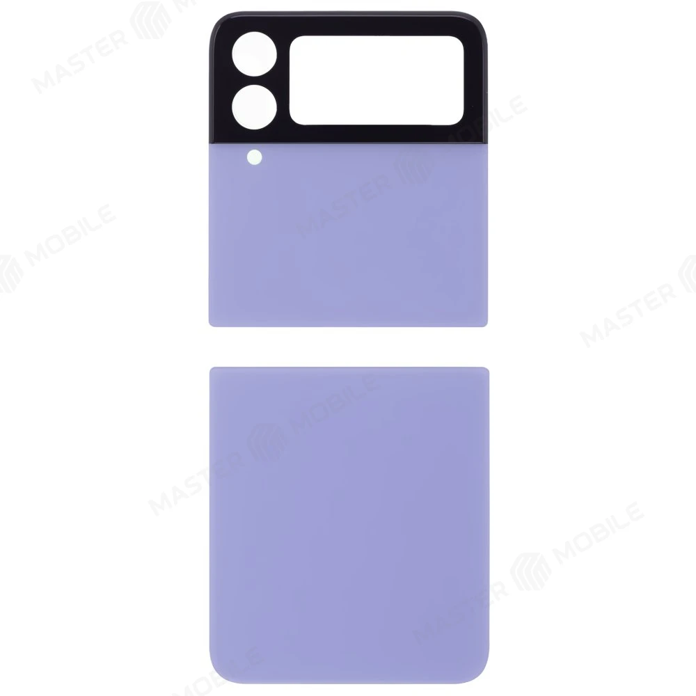 Задняя крышка для Samsung F721 Galaxy Z Flip 4 (голубой) (комплект) фото №1