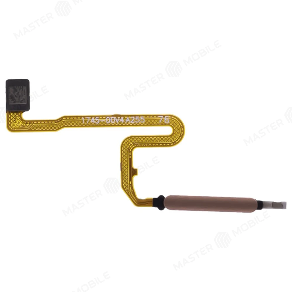 Шлейф для Xiaomi Redmi Note 10 Pro 4G (M2101K6G) с комп. + сканер отпечатка пальца (бронзовый) фото №1