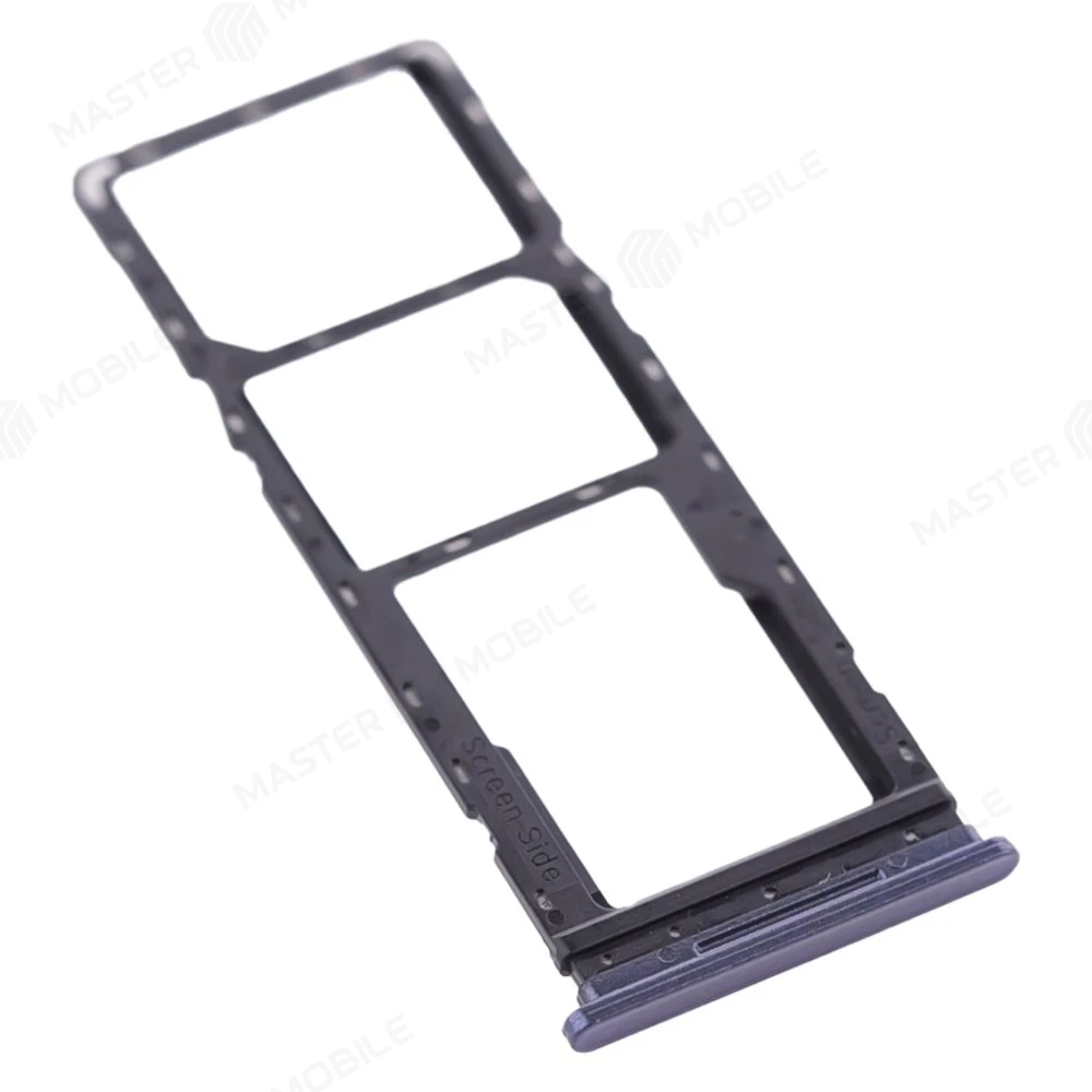 Держатель сим-карты для Tecno Spark 8C (KG5N) (черный) фото №3