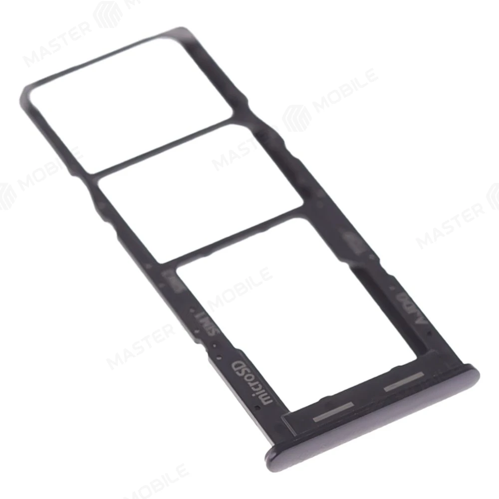 Держатель сим-карты для Samsung A047 Galaxy A04s (черный) фото №3