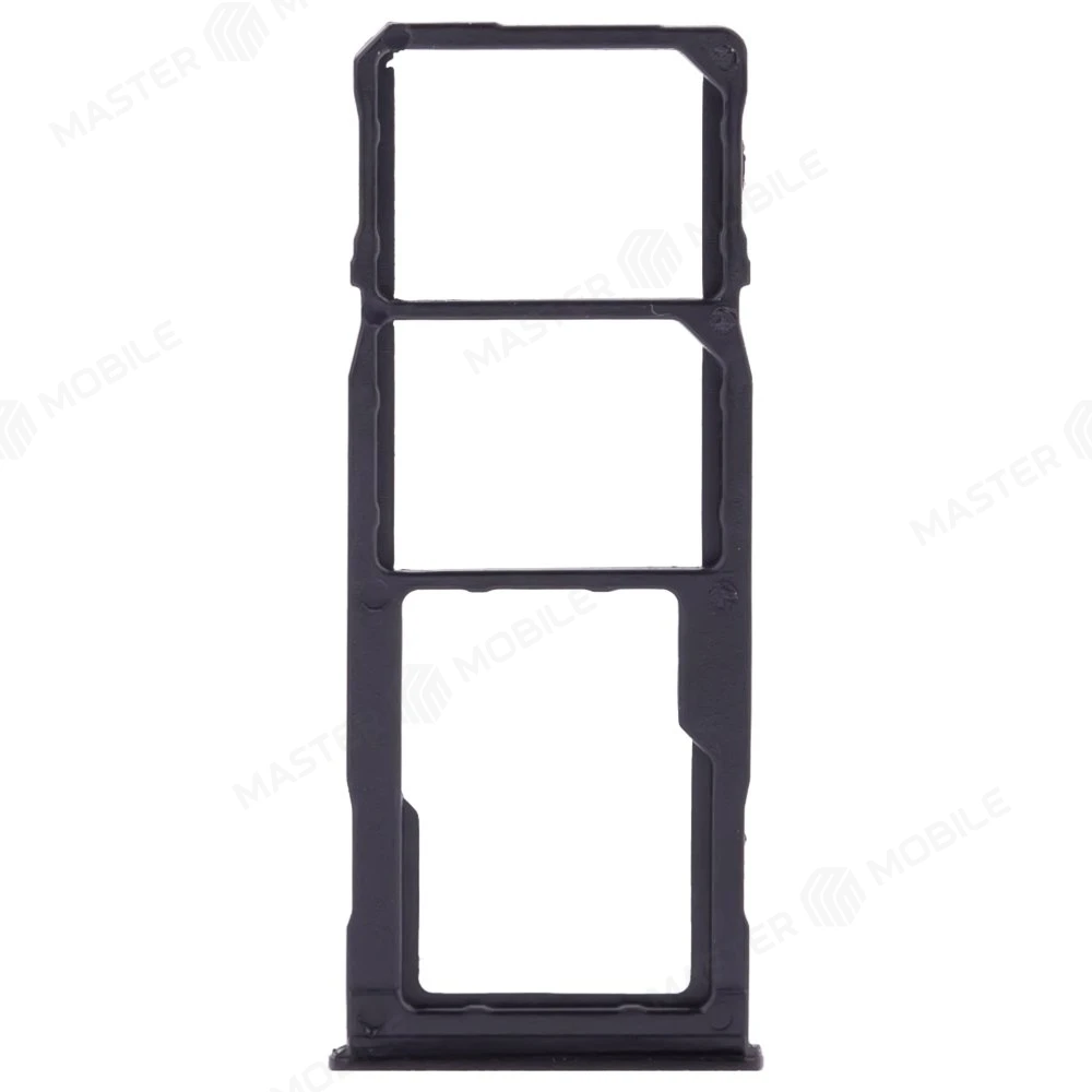 Держатель сим-карты для Samsung M215 Galaxy M21 / M307 Galaxy M30s (черный) фото №1