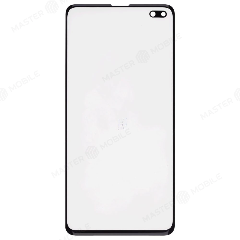 Стекло модуля для Samsung G975 Galaxy S10+ + OCA (черный)  фото №1