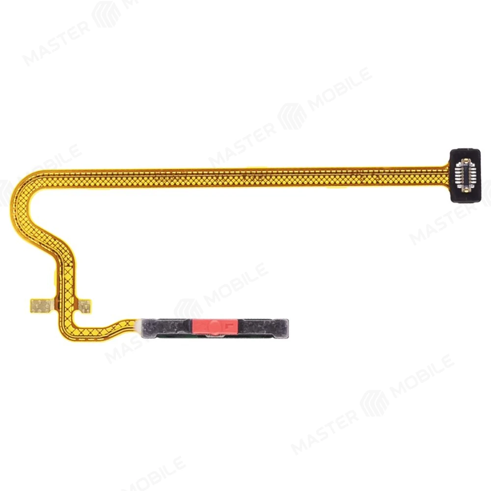 Шлейф для Realme C65 4G (RMX3910) с комп. + сканер отпечатка пальца (золотистый) фото №2