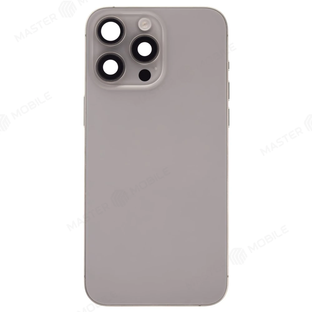 Корпус для Apple iPhone 15 Pro Max (титановый) (в сборе) (с разбора) (ORIG100) (возможен дефект ЛКП)