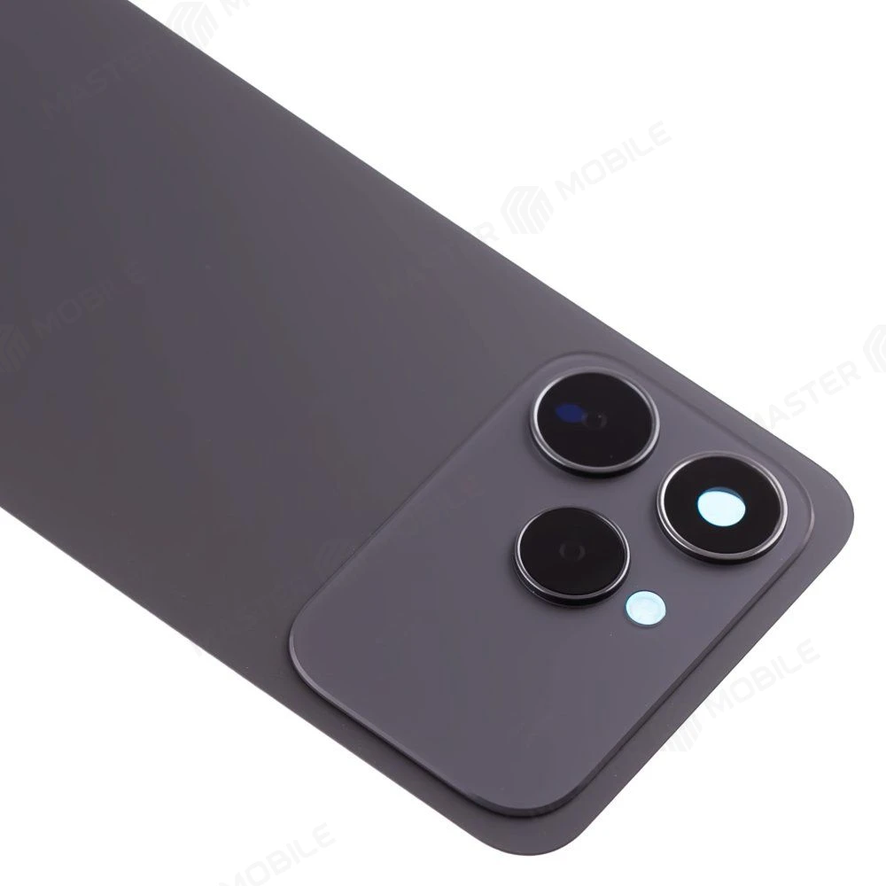 Задняя крышка для Tecno Spark 40 (KM5) (черный) (в сборе со стеклом камеры) фото №3