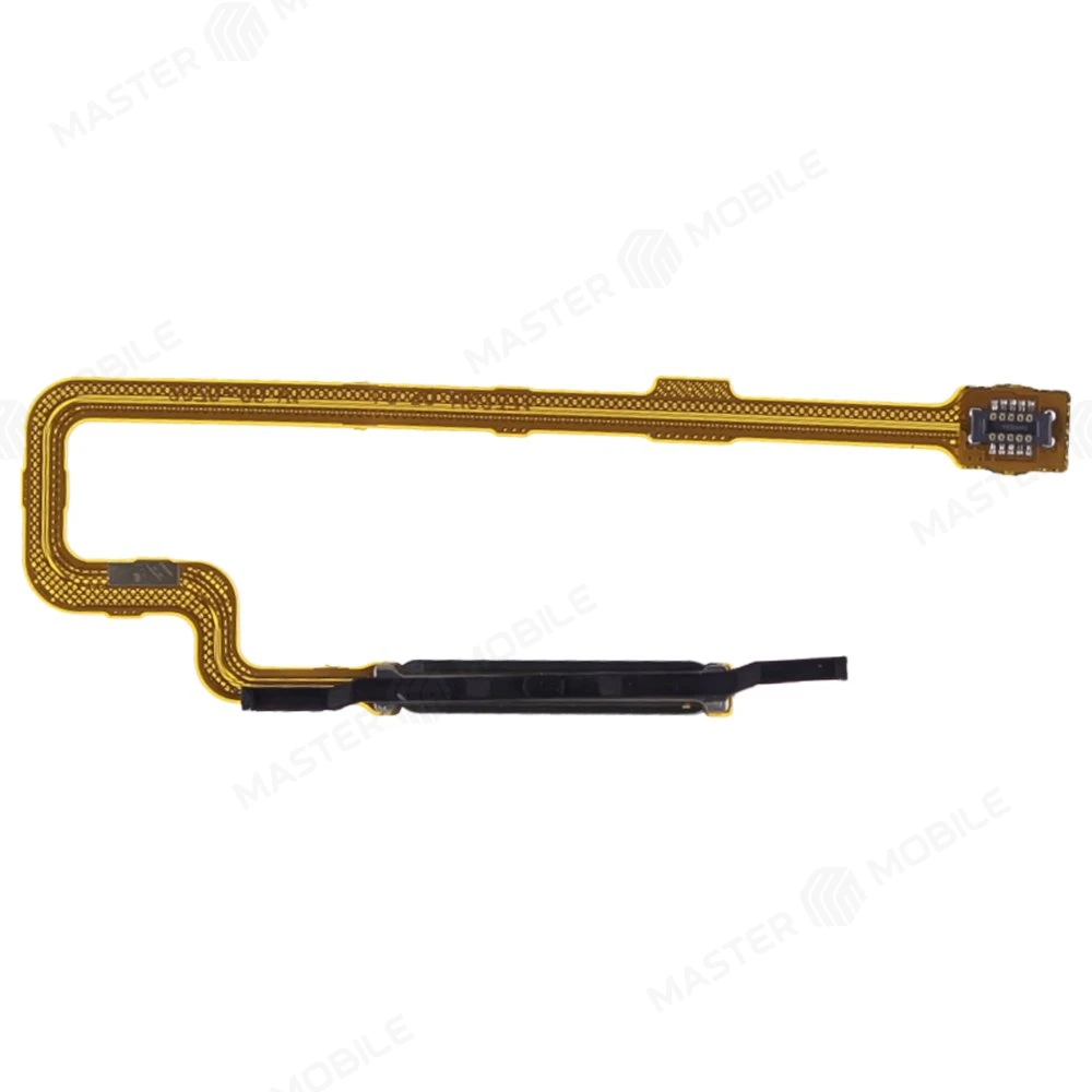 Шлейф для Xiaomi Poco M4 5G (22041219PG) с комп. + сканер отпечатка пальца (голубой)  фото №2