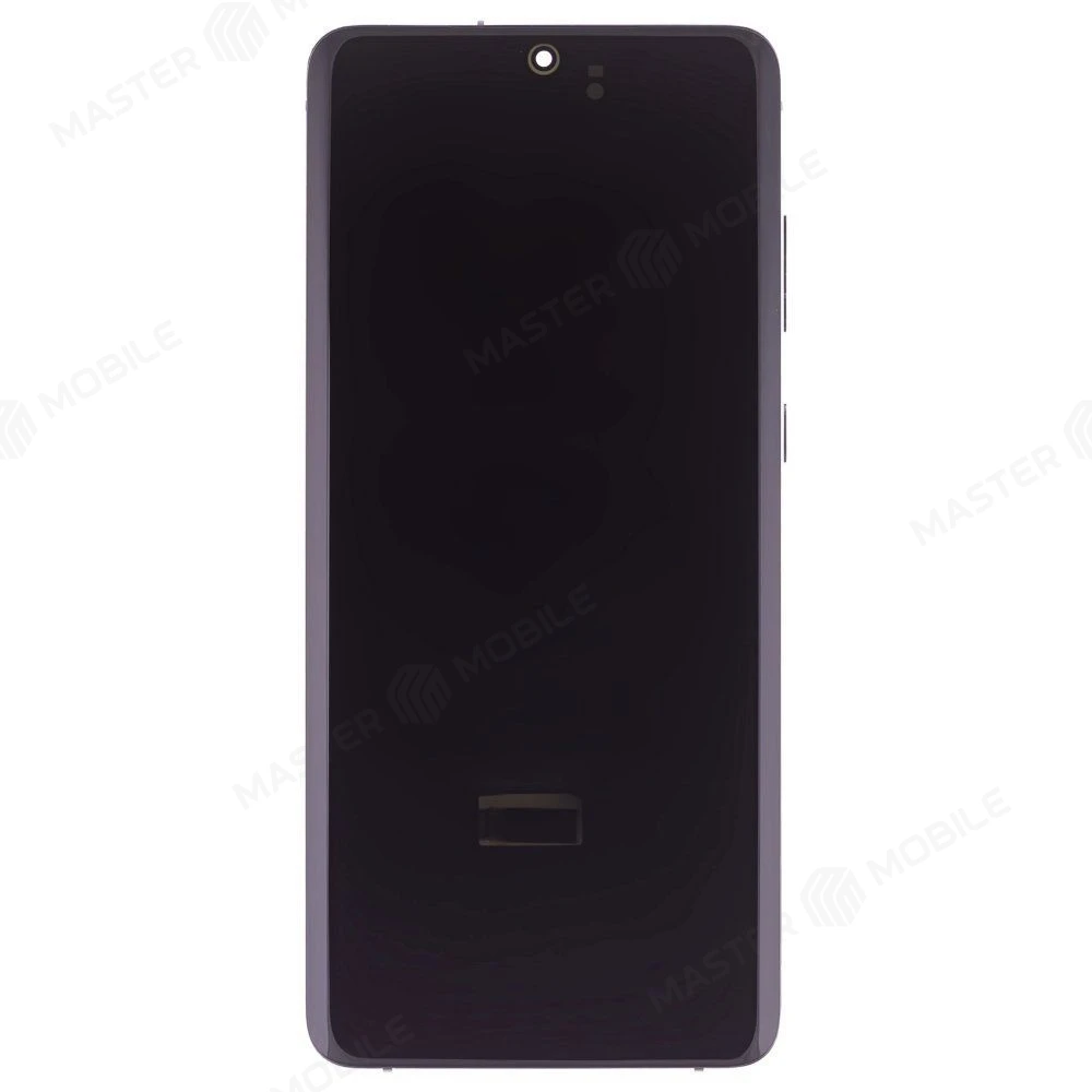 Дисплей для Samsung G985 Galaxy S20+ / G986 Galaxy S20+ 5G + тачскрин (серебристый) (в рамке) (OLED) (Full Size)