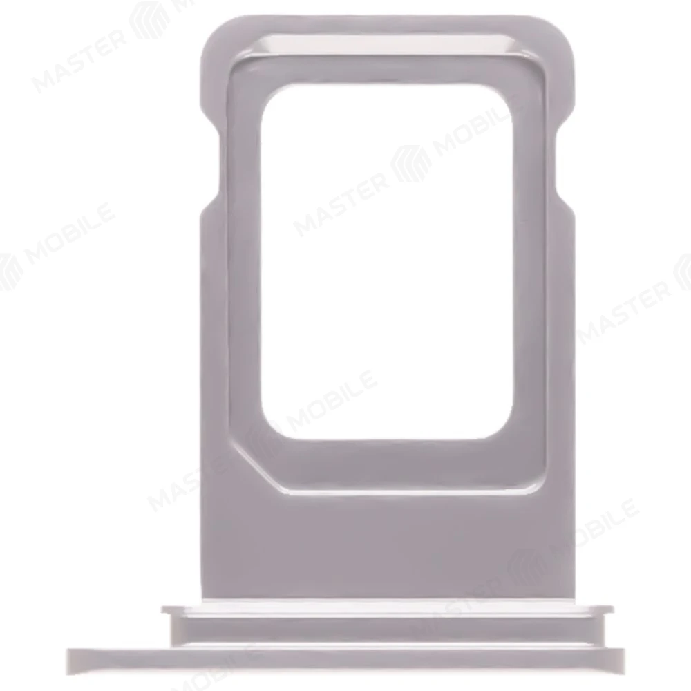 Держатель сим-карты для Apple iPhone 11 (серебристый) фото №1