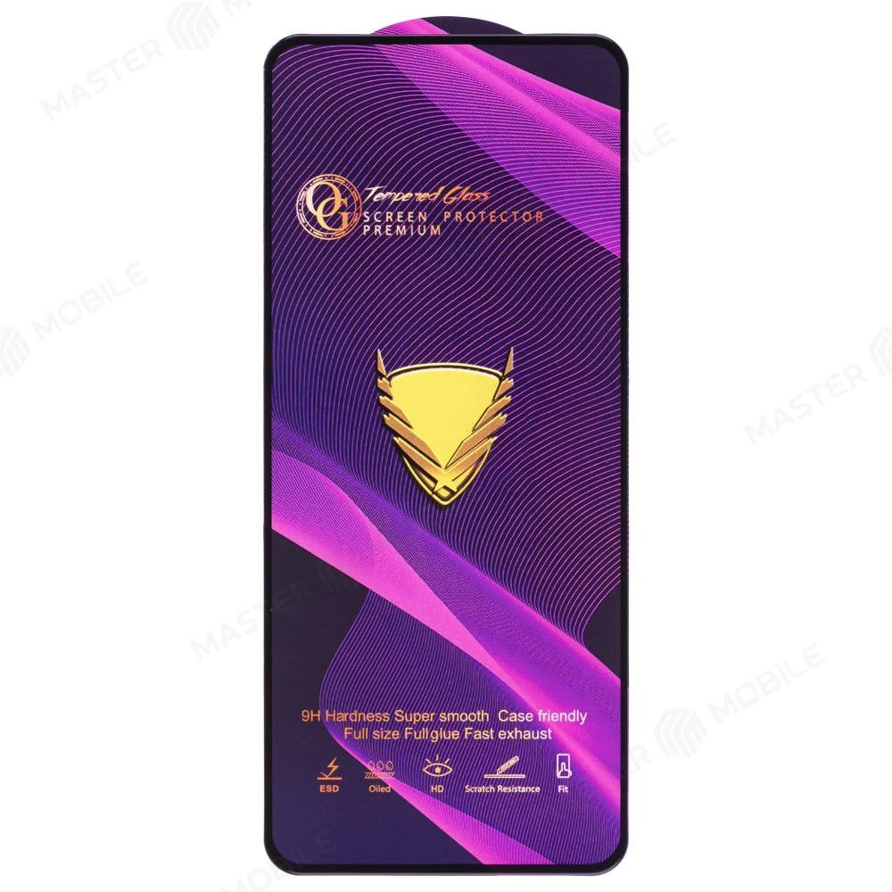 Защитное стекло OG Glass (3 в 1) для Tecno Pova Neo 2 (LG6n) / Pova Neo 3 (LH6n) (черный) фото №1