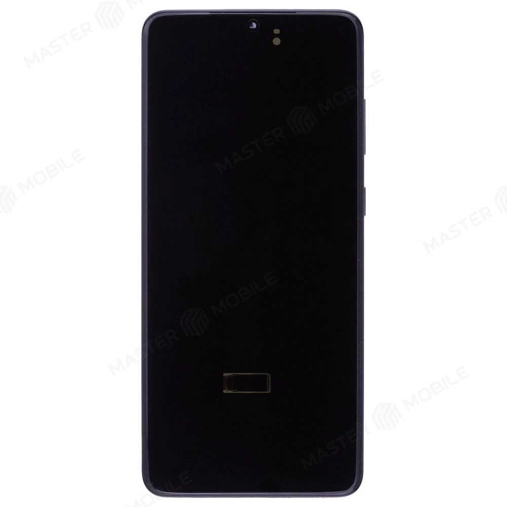 Дисплей для Samsung G985 Galaxy S20+ / G986 Galaxy S20+ 5G + тачскрин (черный) (в рамке) (ORIG100) (возможен дефект ЛКП)