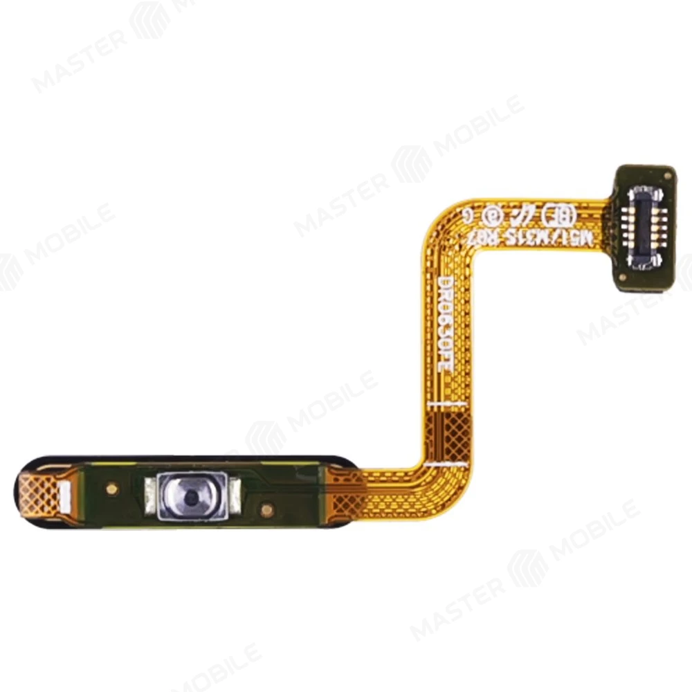 Шлейф для Samsung M317 Galaxy M31s / M515 Galaxy M51 с комп. + сканер отпечатка пальца (кнопка включения) (синий) фото №2