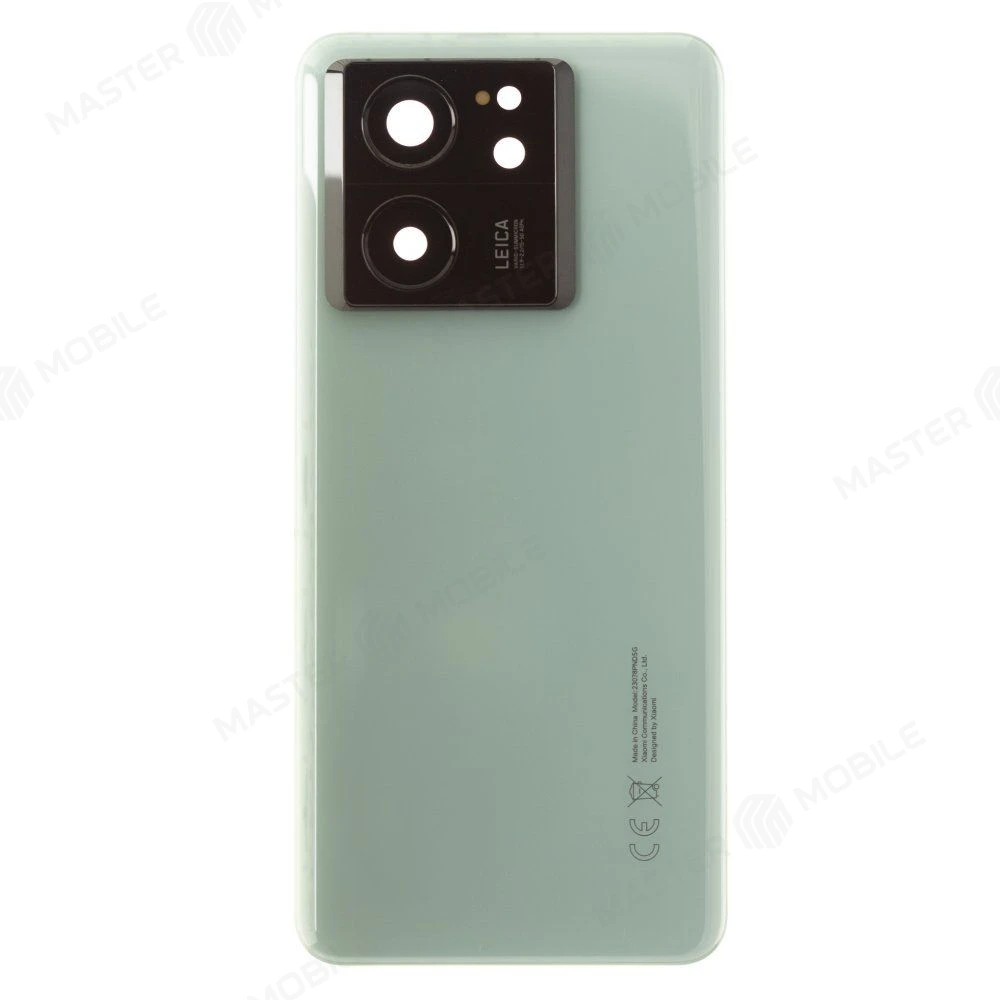 Задняя крышка для Xiaomi 13T Pro (23078PND5G) (зеленый) (в сборе со стеклом камеры) (ORIG100)