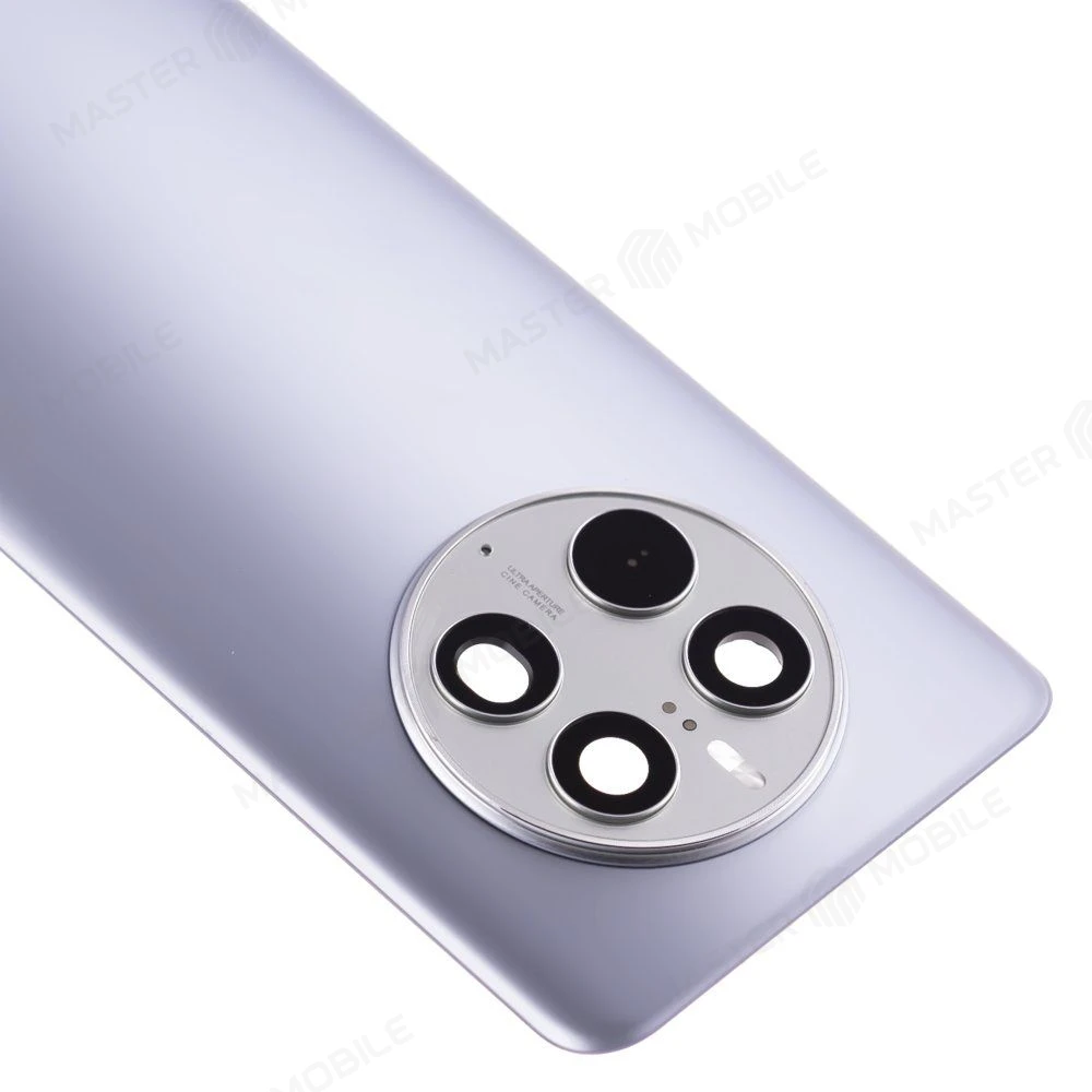 Задняя крышка для Huawei Mate 50 Pro (DCO-LX9) (серебристый) (в сборе со стеклом камеры) (ORIG100)  фото №3