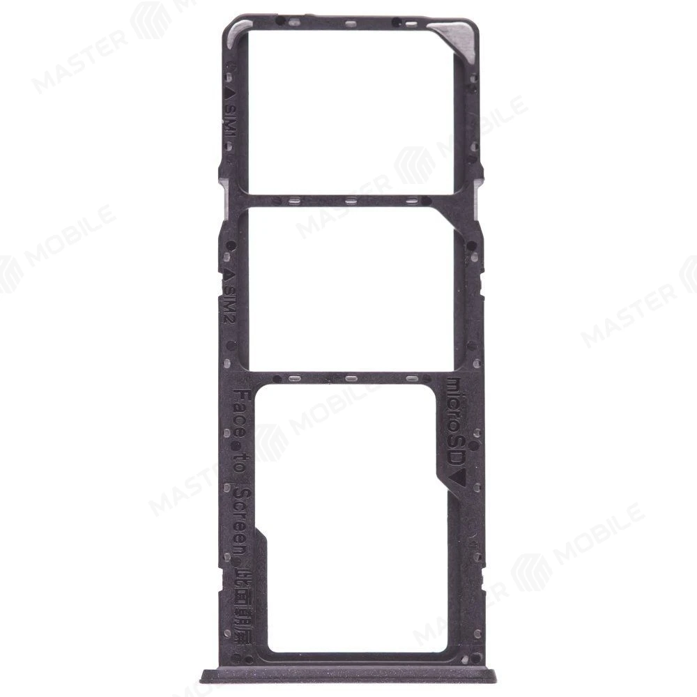 Держатель сим-карты для Realme Note 60x (RMX3938) (черный) фото №1