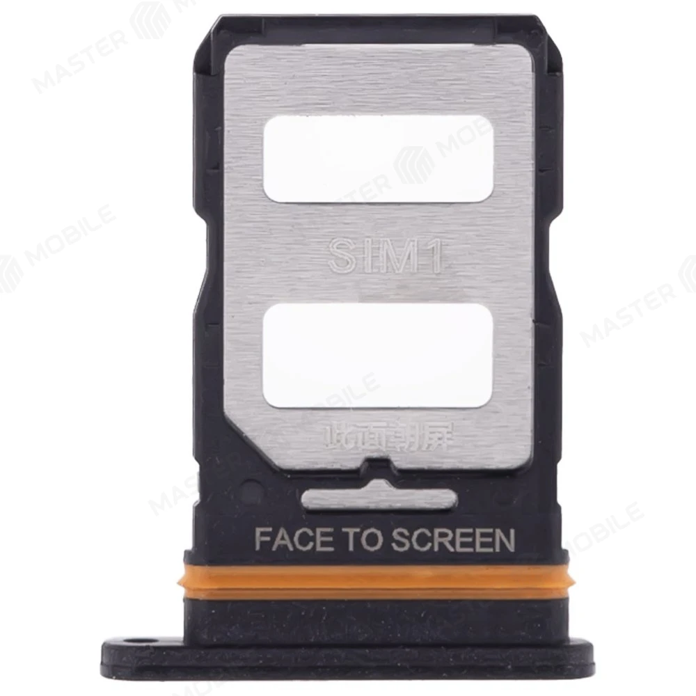 Держатель сим-карты для Xiaomi Redmi Note 12 Pro+ 5G (22101316UG) (черный) фото №1