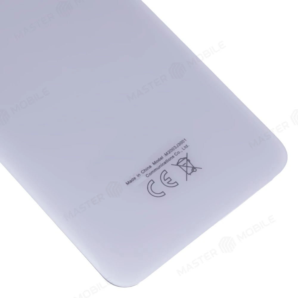Задняя крышка для Xiaomi Redmi Note 9 Pro (M2003J6B2G) / Redmi Note 9S (M2003J6A1G) / Redmi Note 9 Pro Max (белый) фото №4