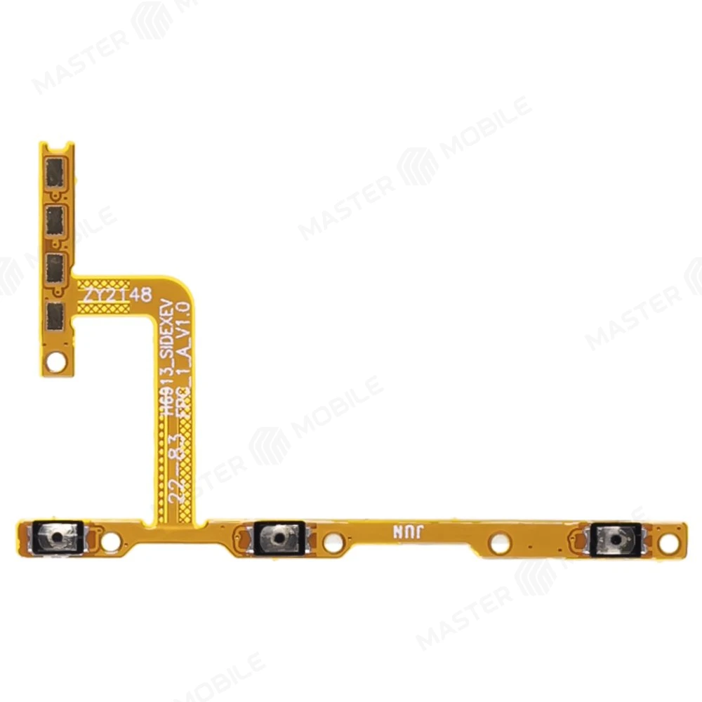 Шлейф для Tecno Spark 8P (KG7n) / Spark 8T (KG6p) с комп. (на кнопки громкости и кнопку включения)