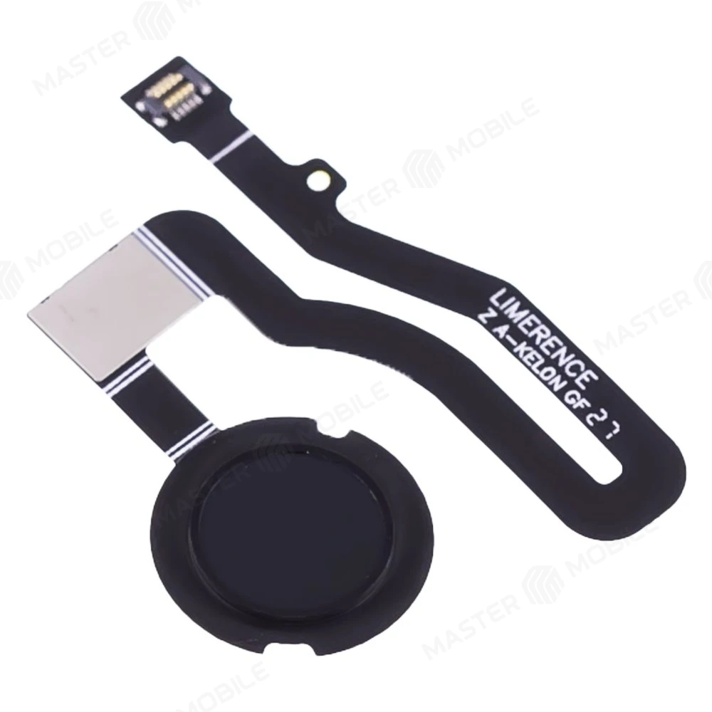 Шлейф для Asus ZenFone 5 (ZE620KL) с комп. + сканер отпечатка пальца (черный) фото №3