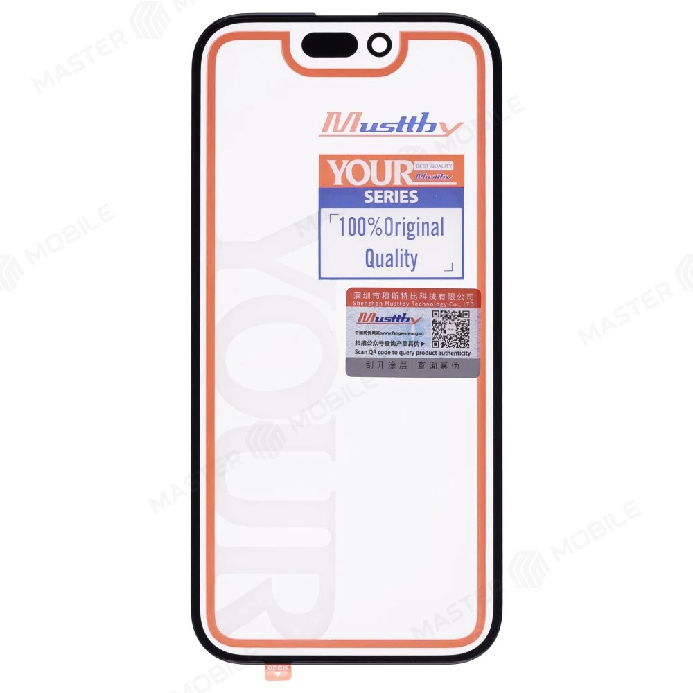 Стекло модуля для Apple iPhone 15 + OCA (Musttby) (Premium)