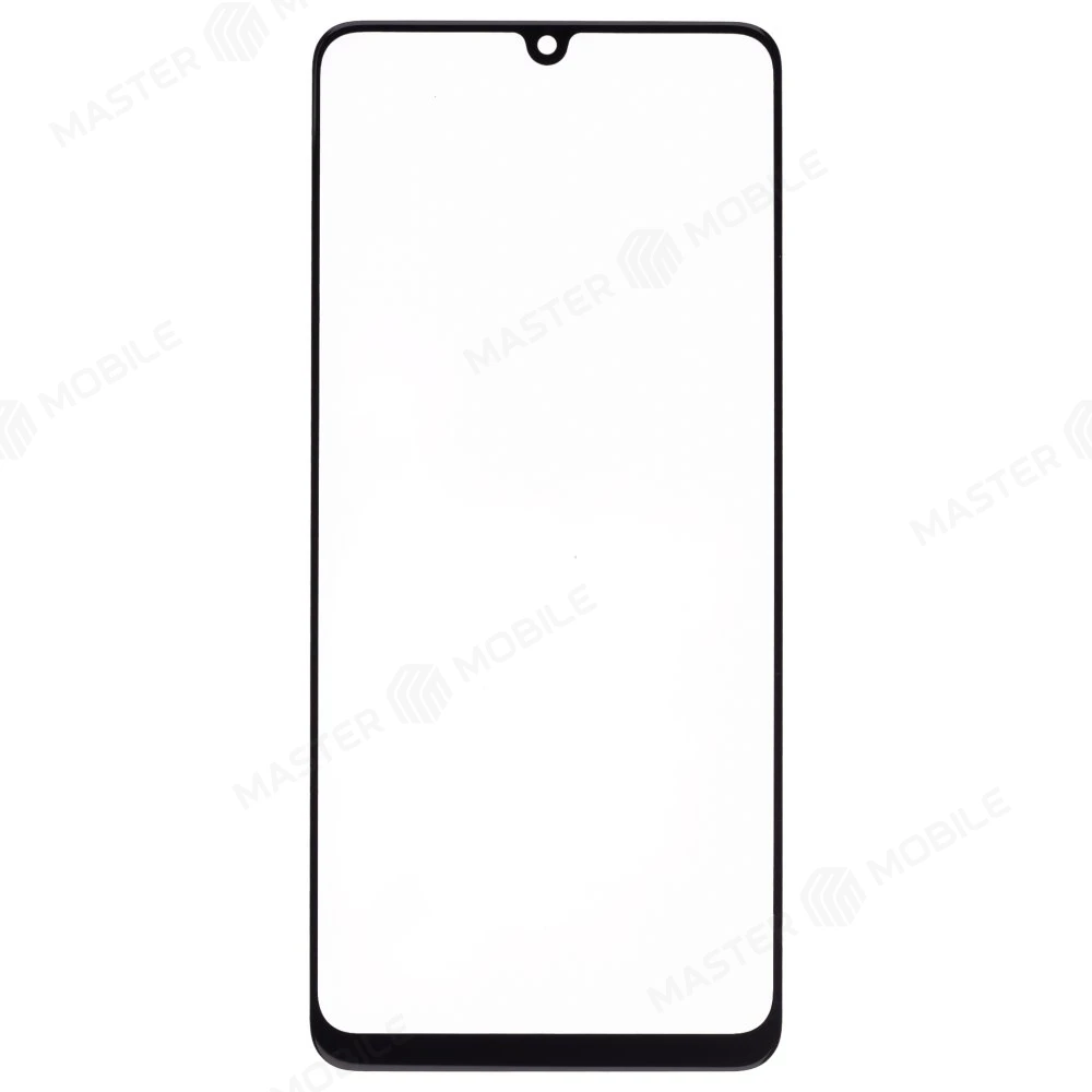 Стекло модуля для Samsung A315 Galaxy A31 + OCA (черный) фото №1