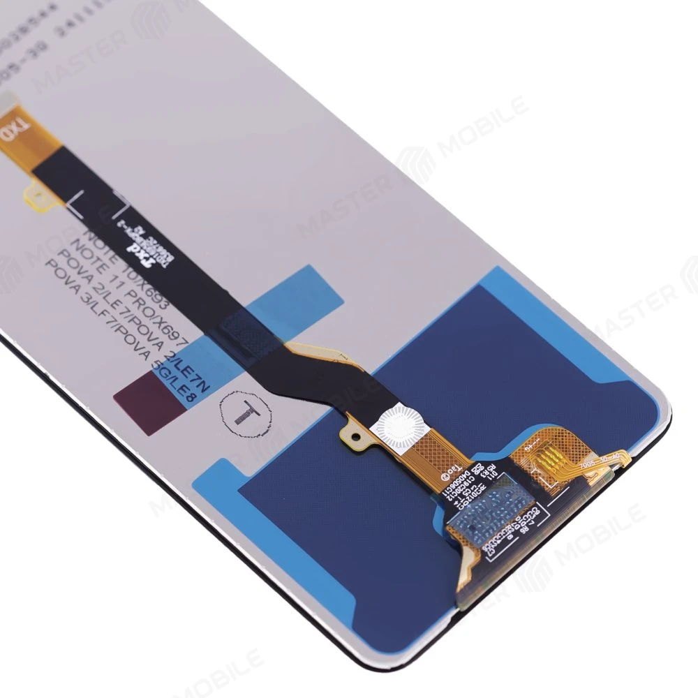 Дисплей для Tecno Pova 2 (LE7N) / Pova 3 (LF7N) + тачскрин (черный) (ORIG) фото №4