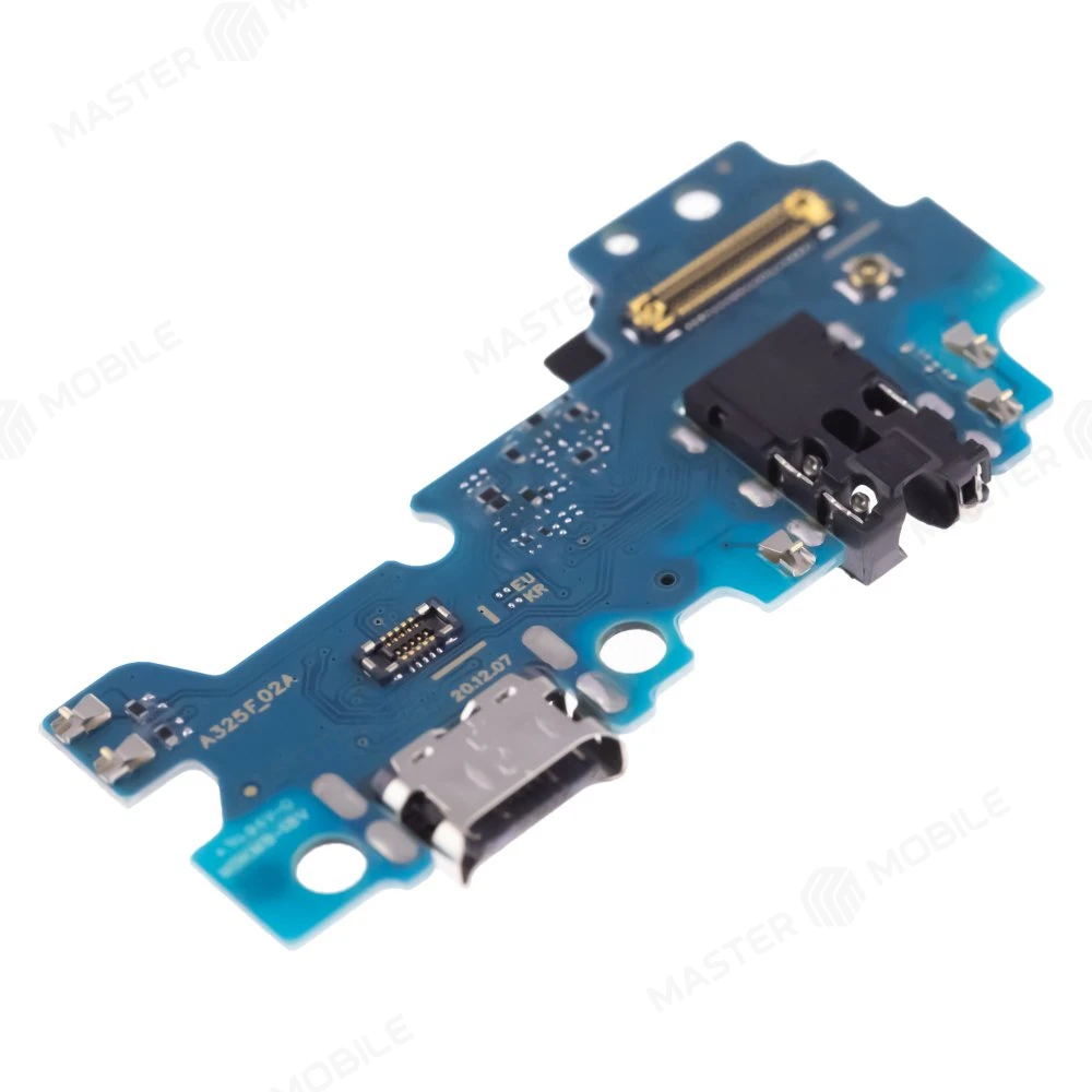 Нижняя плата для Samsung A325 Galaxy A32 4G с комп. + разъем зарядки + разъем гарнитуры + микрофон  фото №3