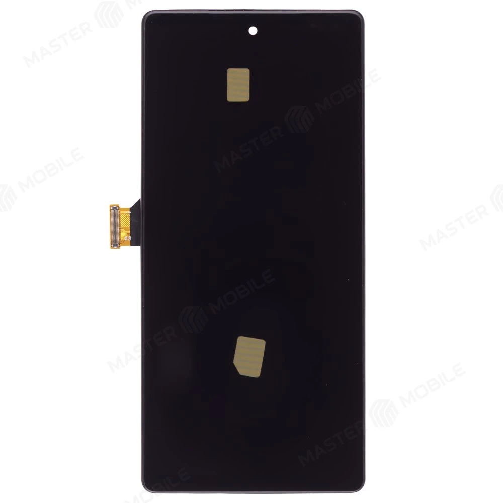 Дисплей для Google Pixel 6A (GX7AS/GB62Z/G1AZG/GB17L) + тачскрин (черный) (в рамке) (OLED) фото №1