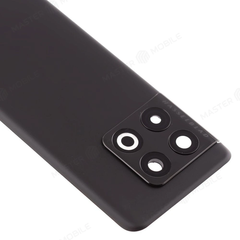 Задняя крышка для OnePlus 10 Pro (черный) (в сборе со стеклом камеры) (ORIG100)  фото №3