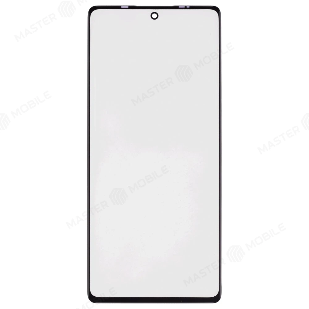 Стекло модуля для Tecno Phantom X2 Pro (AD9) + OCA (черный) фото №1