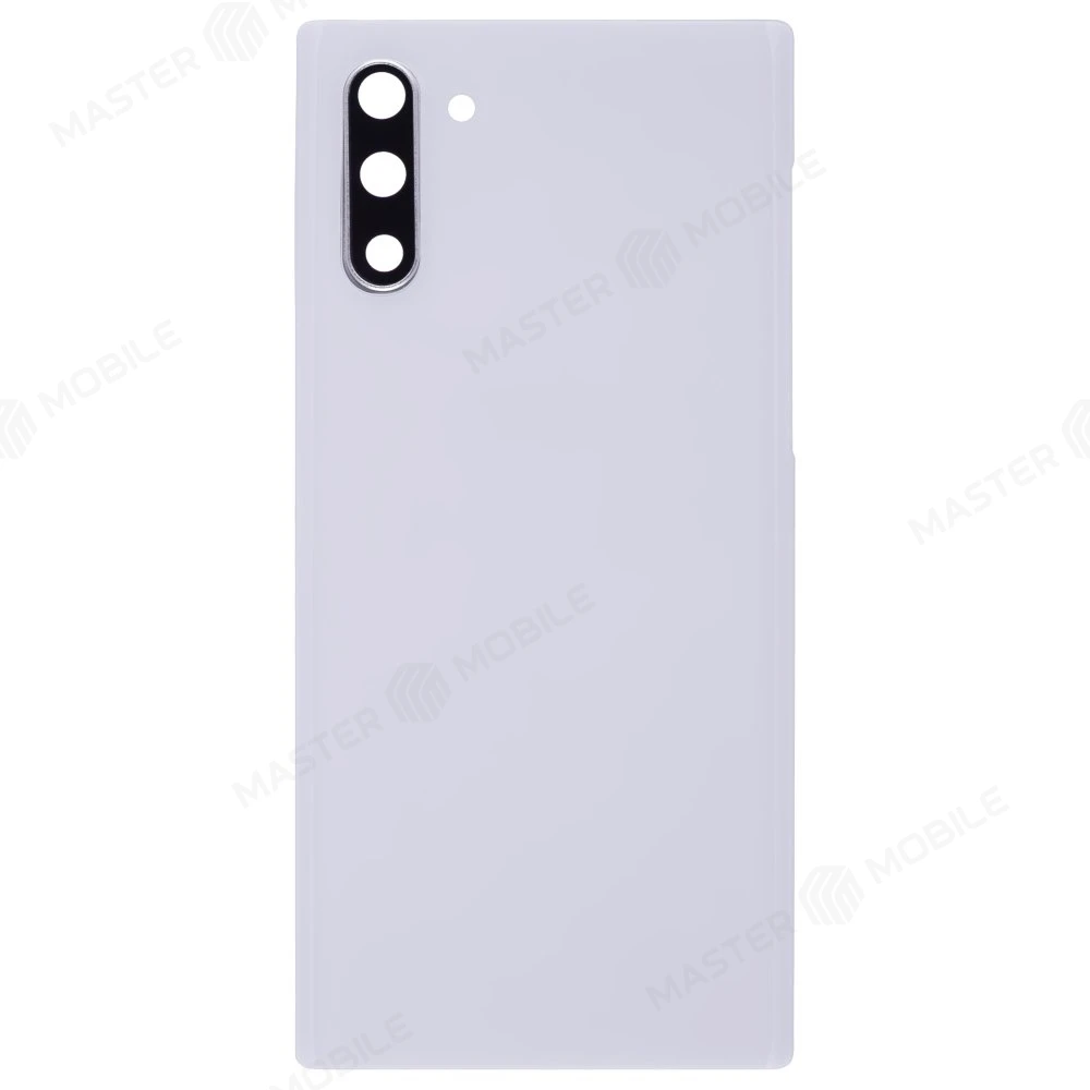 Задняя крышка для Samsung N970 Galaxy Note 10 (белый) (в сборе со стеклом камеры) фото №1