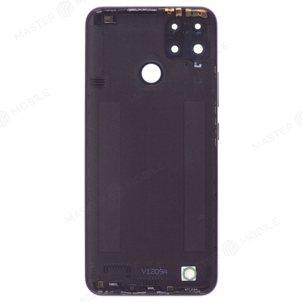 Задняя крышка для Realme C25 (RMX3191) / C25S (RMX3195) (серый) (в сборе со стеклом камеры) фото №2