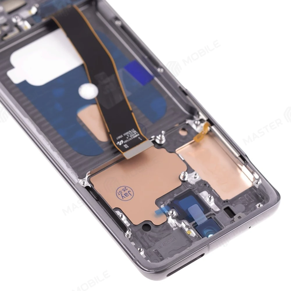 Дисплей для Samsung G980 Galaxy S20 + тачскрин (серый) (в рамке) (OLED) (Full Size) фото №3