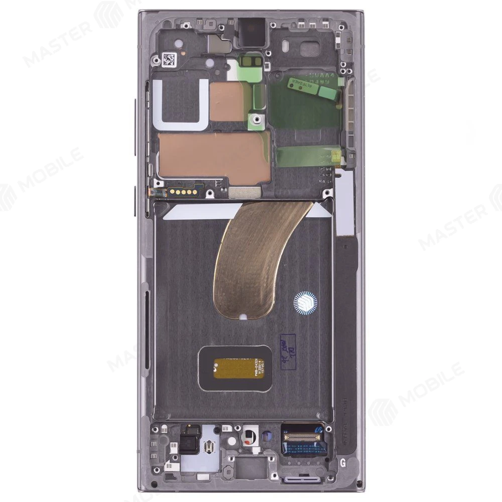 Дисплей для Samsung S918 Galaxy S23 Ultra + тачскрин (зеленый) (в рамке) (ORIG100) (SP) фото №2