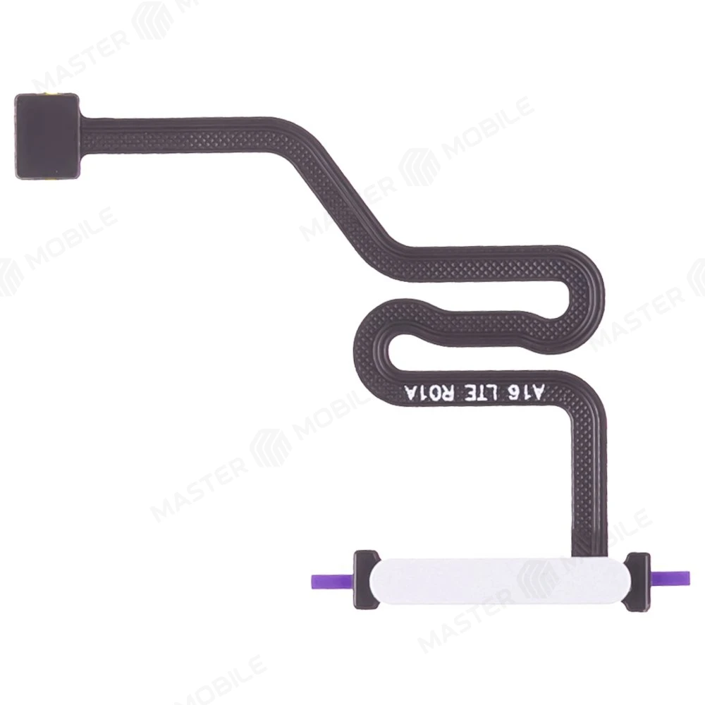 Шлейф для Samsung A165F Galaxy A16 4G с комп. + сканер отпечатка пальца (серебристый) фото №1