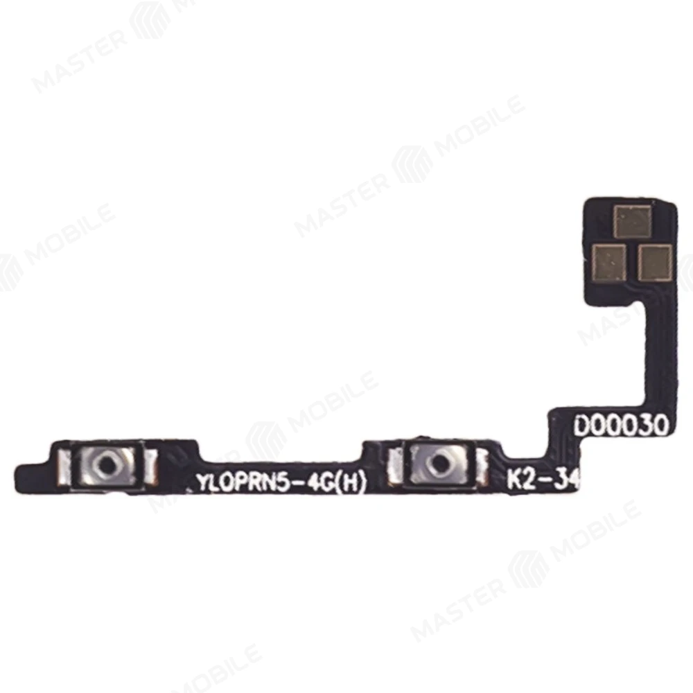 Шлейф для OPPO Reno 5 4G (CPH2159) с комп. (на кнопки громкости) фото №1
