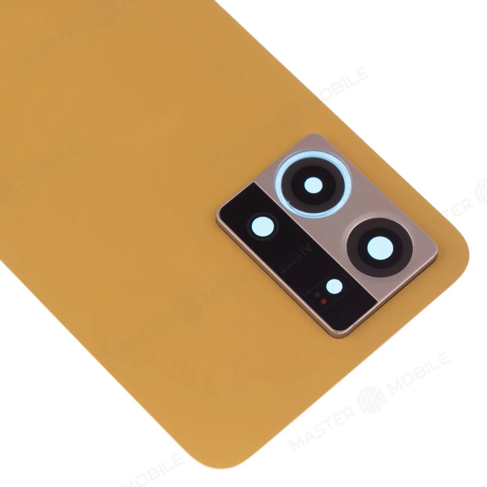 Задняя крышка для OPPO Reno 7 4G (CPH2363) (оранжевый) (в сборе со стеклом камеры) фото №3