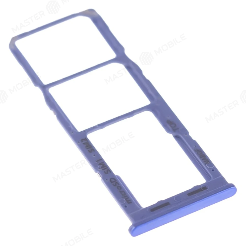 Держатель сим-карты для Samsung M127 Galaxy M12 (синий) фото №3