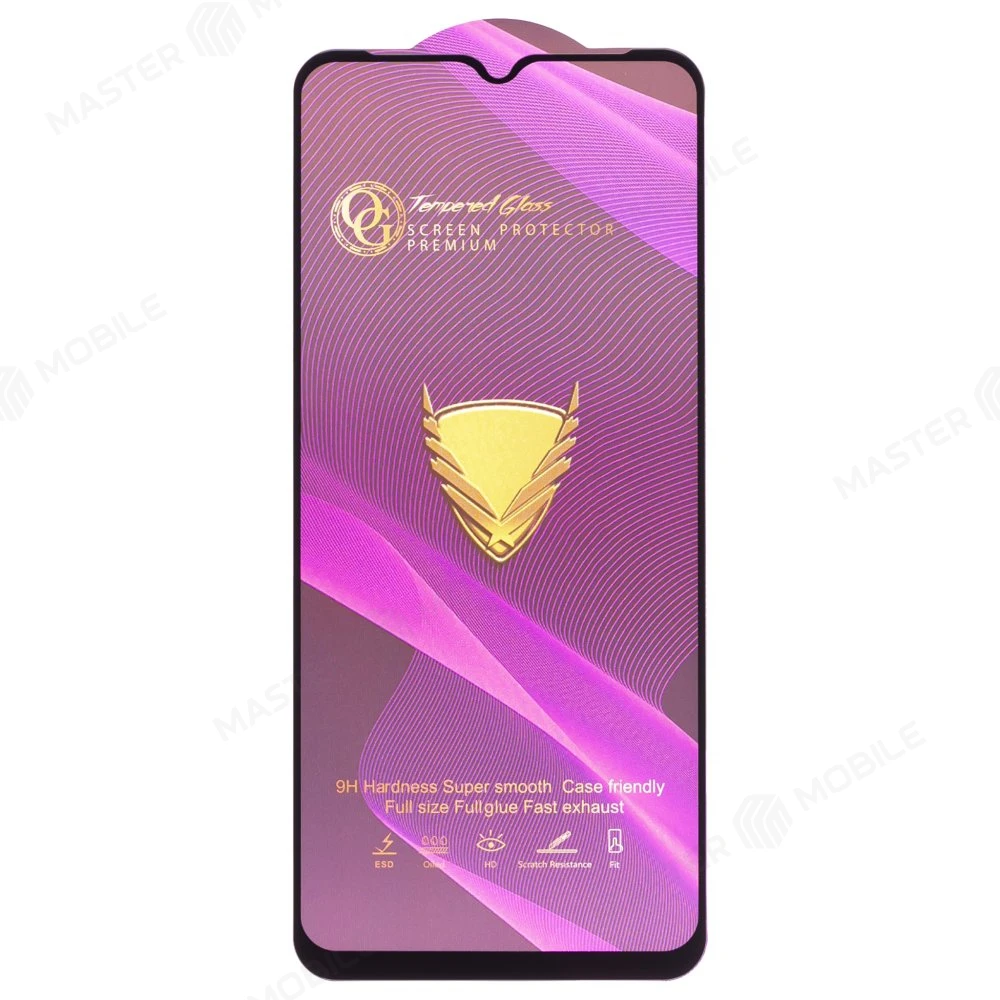 Защитное стекло OG Glass (3 в 1) для Infinix Smart 6 (X6511) (черный) фото №1