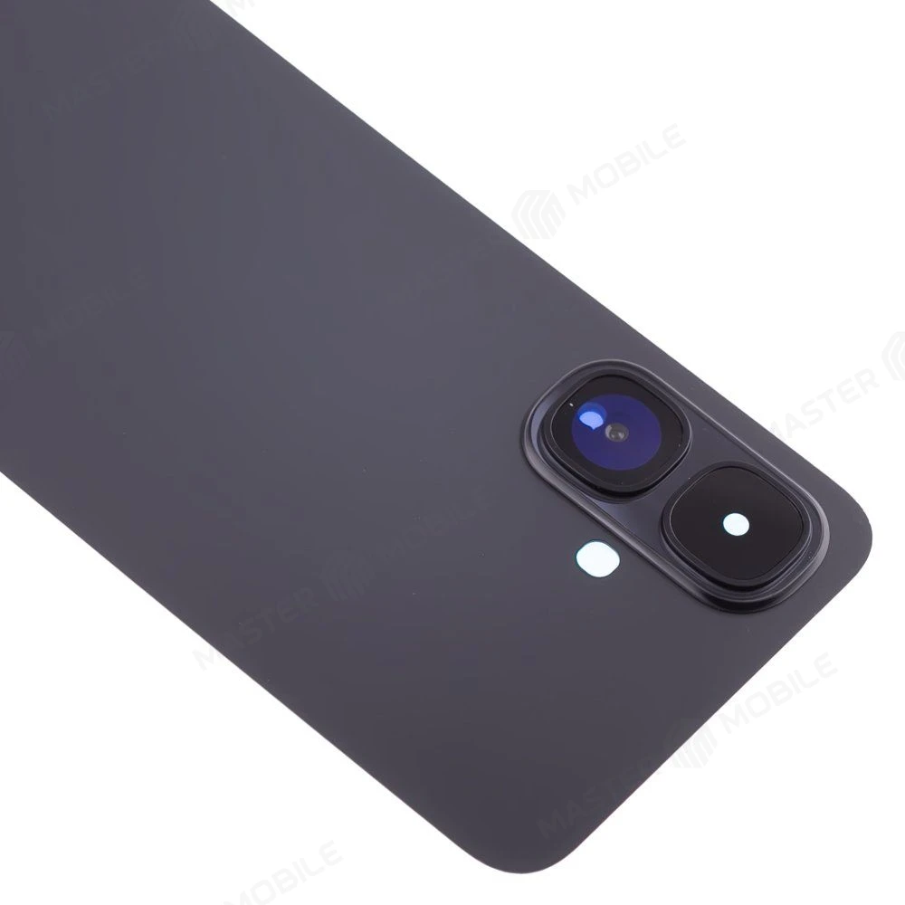 Задняя крышка для Infinix Smart 10 (X6725) (черный) (в сборе со стеклом камеры) фото №3