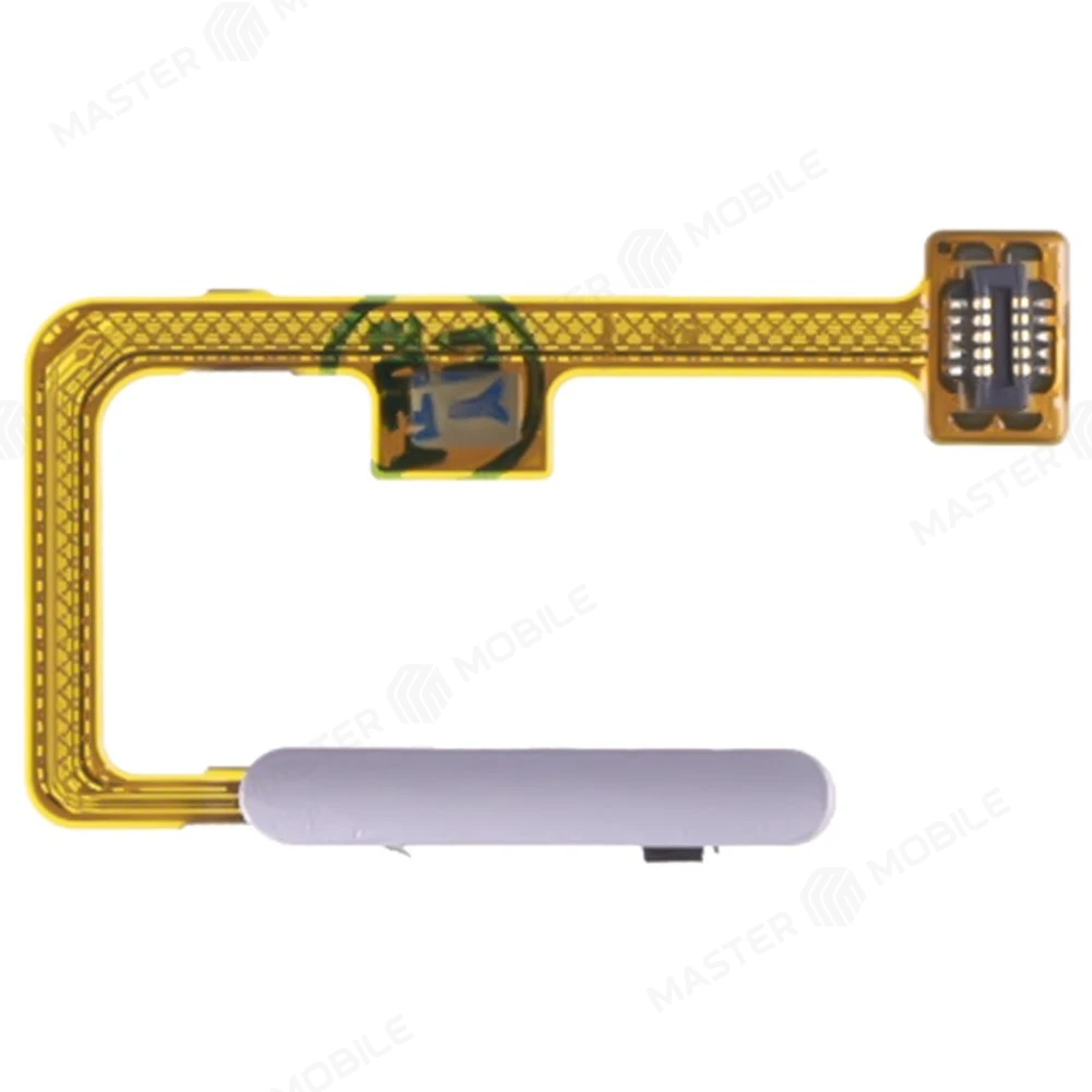 Шлейф для Xiaomi Mi 11 Lite (M2101K9AG) / 11 Lite 5G NE (2109119DG) с комп. + сканер отпечатка пальца (кнопка включения) (серебристый)
