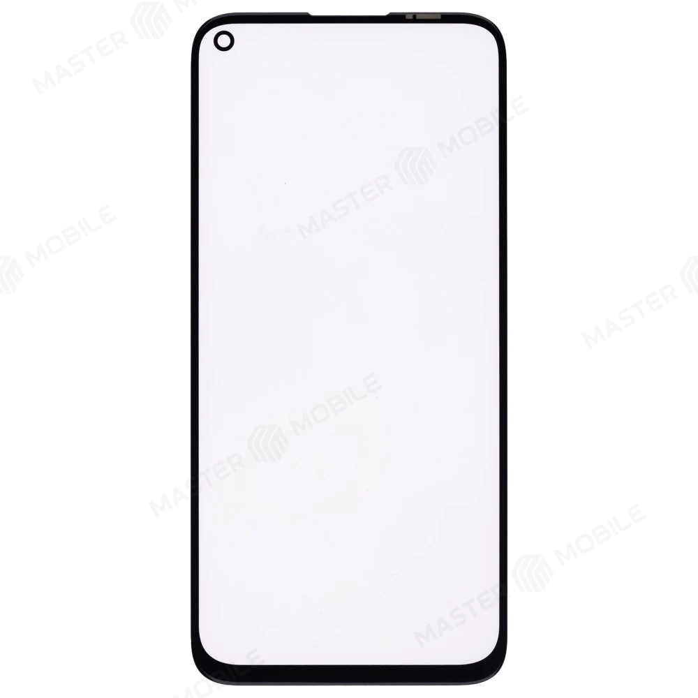 Стекло модуля для Huawei P40 Lite (JNY-LX1) / Nova 6 SE (JNY-TL10) + OCA (черный) (Premium) фото №1