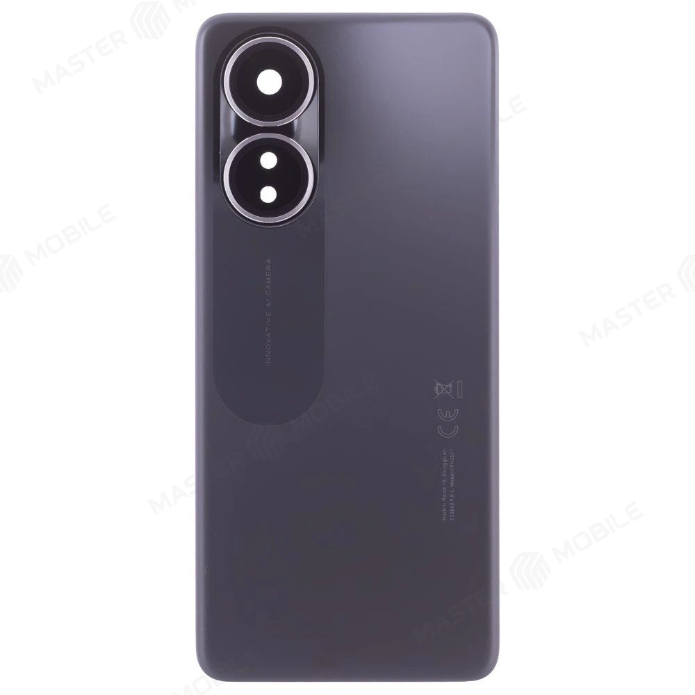 Задняя крышка для OPPO A58 4G (CPH2577) (черный) (в сборе со стеклом камеры) фото №1