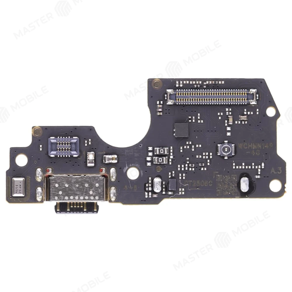 Нижняя плата для Xiaomi Redmi Note 14 Pro 4G (24116RACCG) с комп. + разъем зарядки + микрофон + разъем SIM фото №1