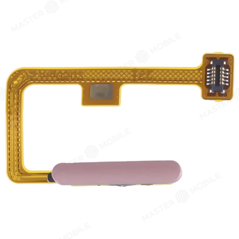 Шлейф для Xiaomi Mi 11 Lite (M2101K9AG) / 11 Lite 5G NE (2109119DG) с комп. + сканер отпечатка пальца (кнопка включения) (розовый)