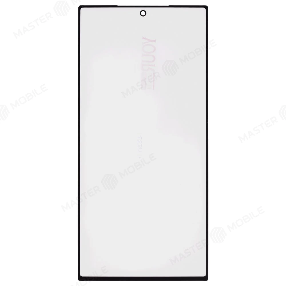 Стекло модуля для Samsung S918 Galaxy S23 Ultra + OCA (черный) (Musttby) (Premium)