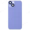 Задняя крышка для Apple iPhone 14 (голубой) (в сборе со стеклом камеры) (Premium) фото №1