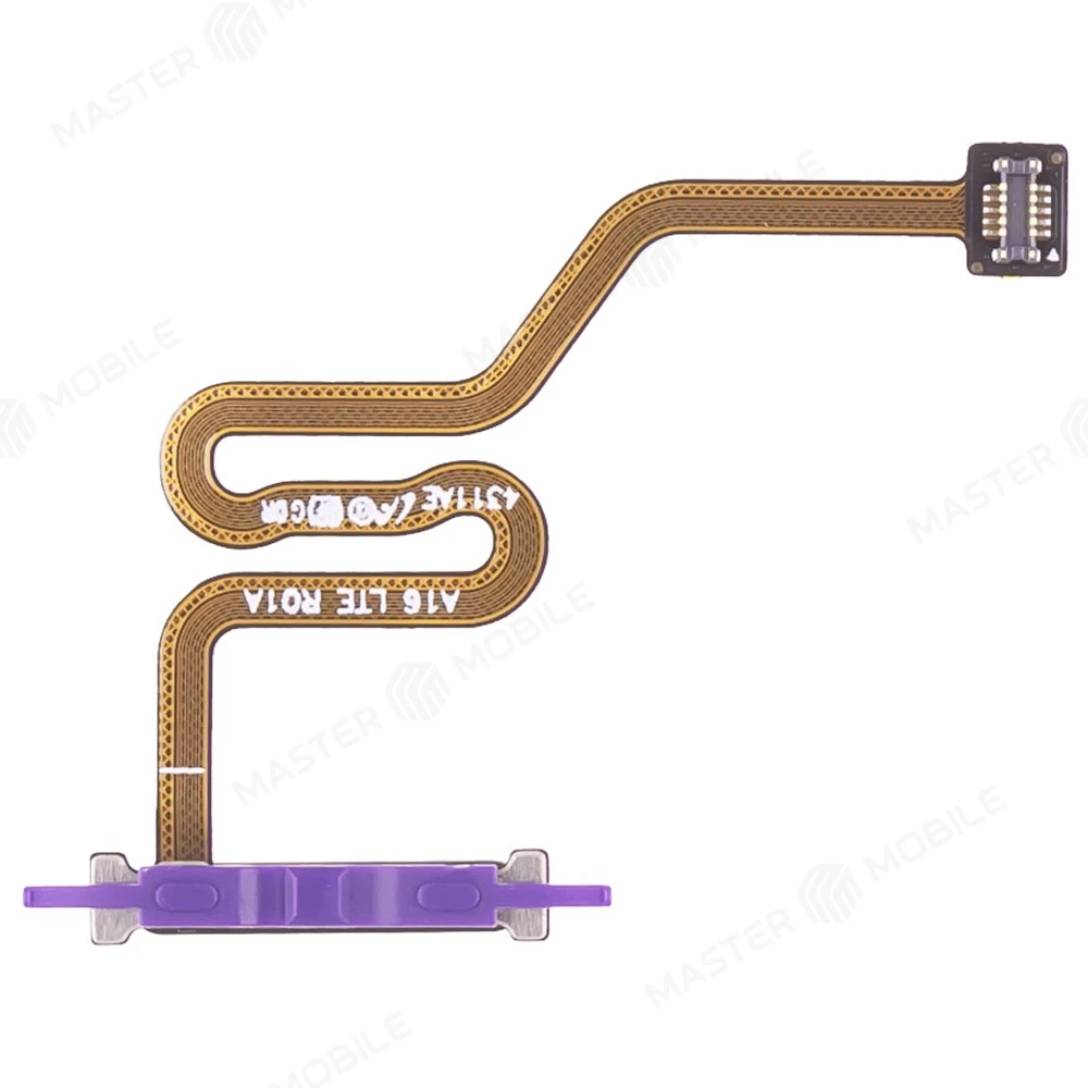 Шлейф для Samsung A165F Galaxy A16 4G с комп. + сканер отпечатка пальца (черный) фото №2