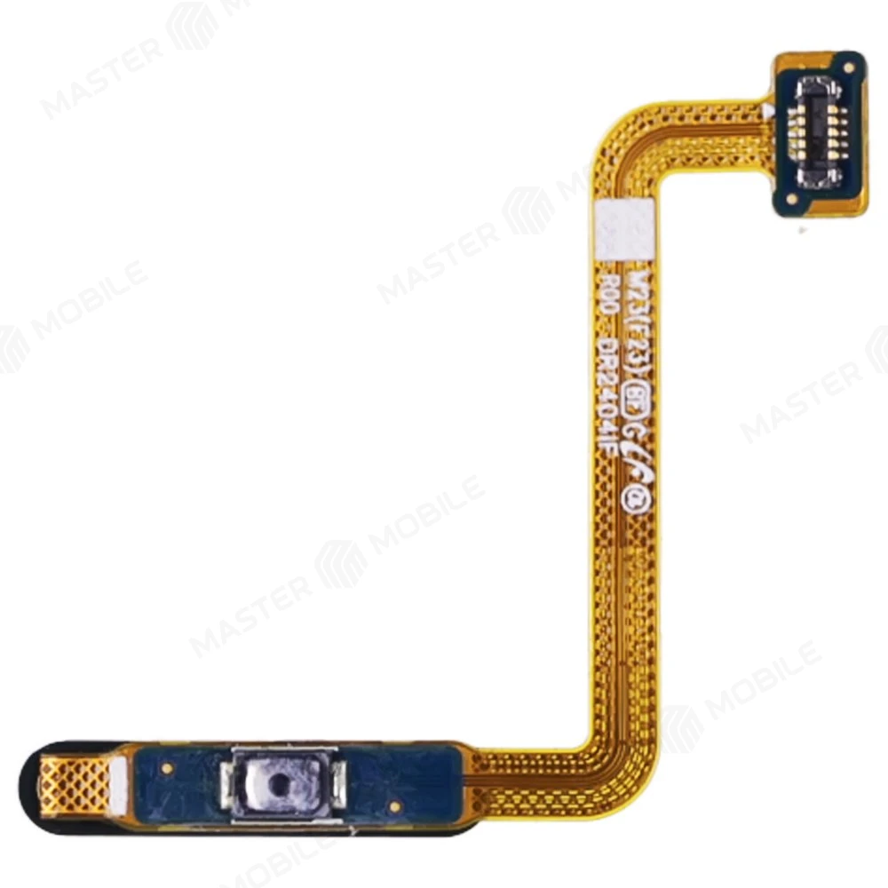 Шлейф для Samsung M236 Galaxy M23 5G с комп. + сканер отпечатка пальца (кнопка включения) (голубой)  фото №2