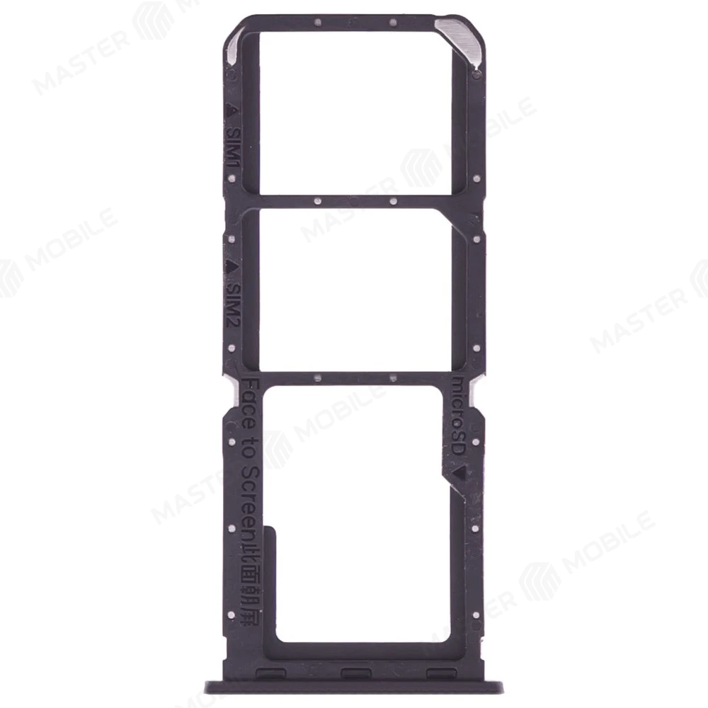 Держатель сим-карты для OPPO A38 (CPH2579) (черный) фото №1