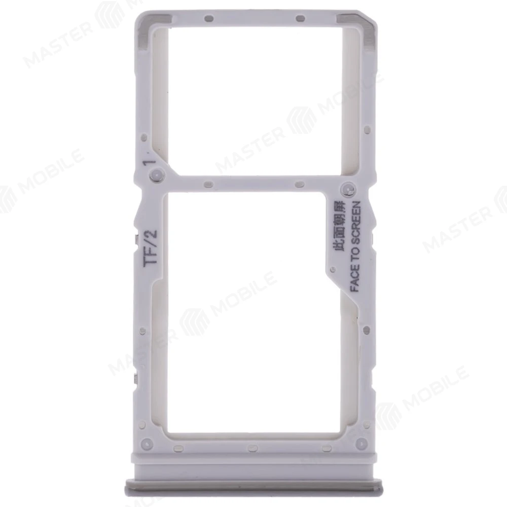 Держатель сим-карты для Xiaomi Redmi Note 8 Pro (M1906G7G) (серебристый)  фото №1